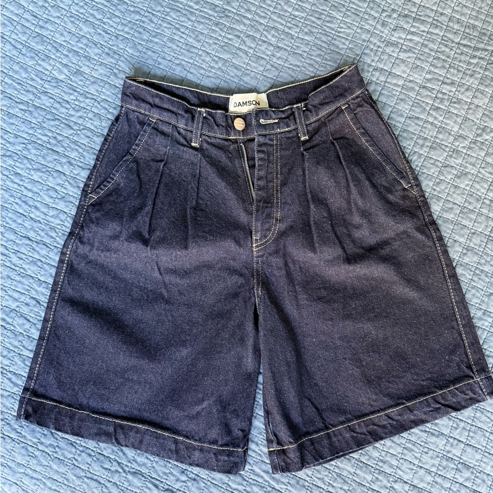 Damson Madder nova jorts indigo size UK10